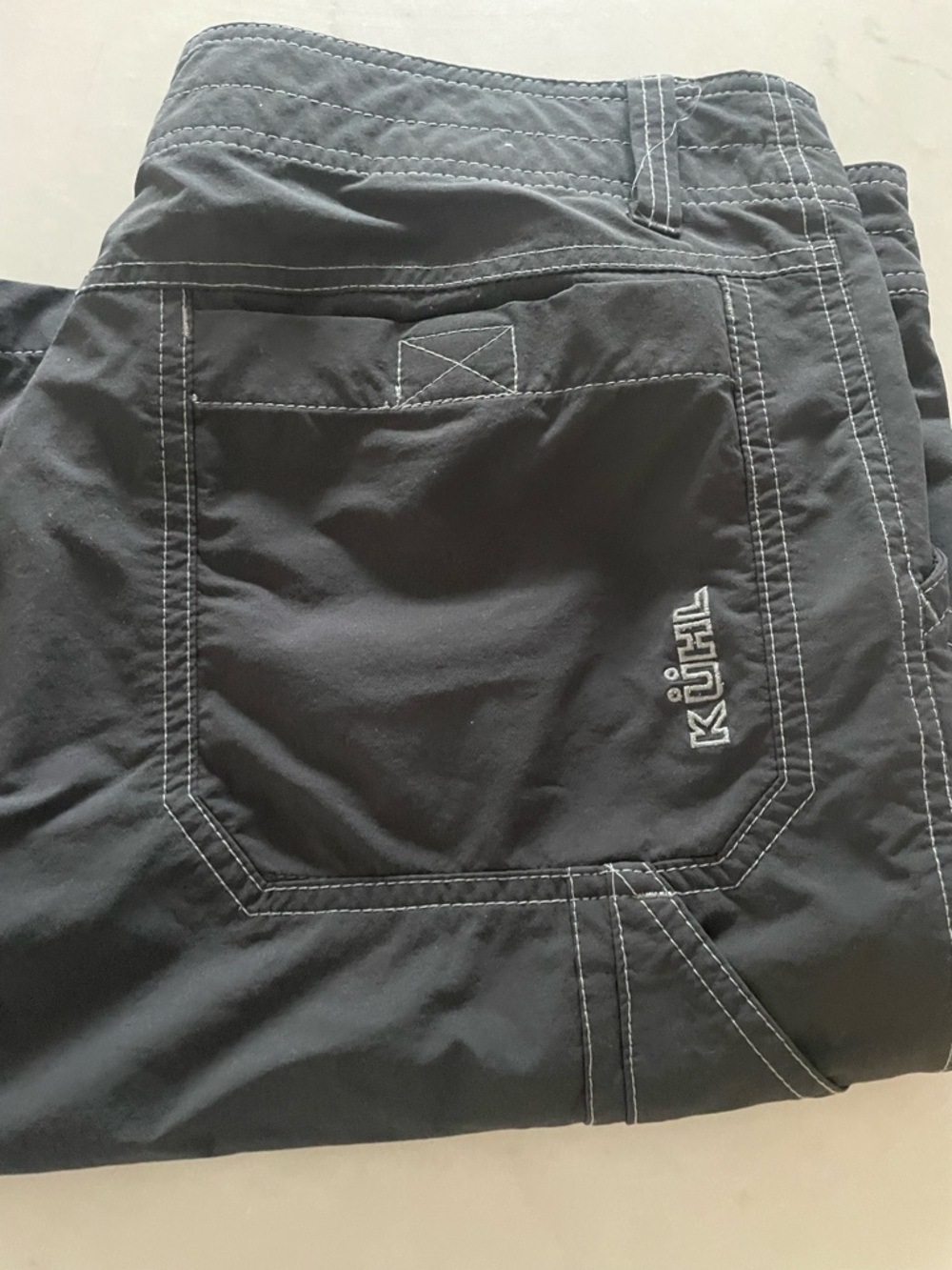 Kühl  mens charcoal grey Outdoor hiking shorts 36